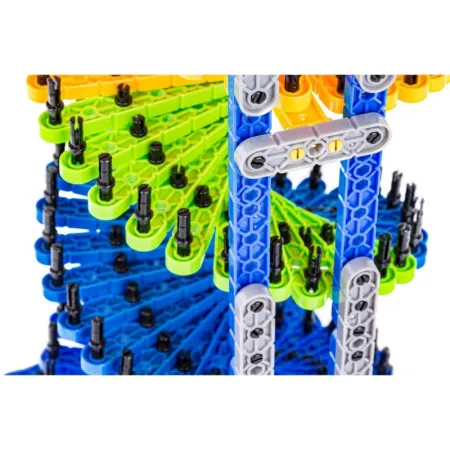 Tęczowy Zjazd Gra Dla Kulek, Tor Kulkowy, Zjeżdżalnia, Klocki, Wieża 550 El.-1648980