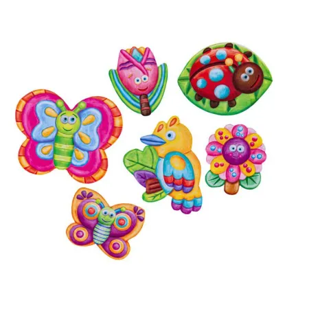 Kreatywny Zestaw Stwórz Magnes, Odlew DIY OGRÓD - MOTYLKI, KWIATY, BIEDRONKA Zrób To Sam-1648990