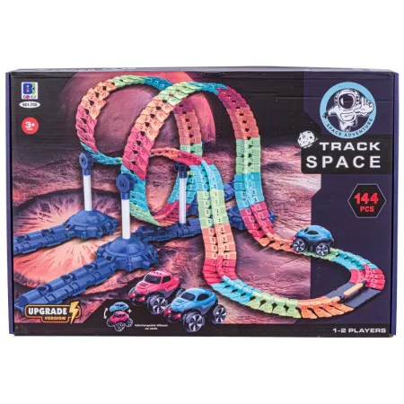 Elastyczny Tor Samochodowy, Wyścigowy 144 Elementy-1648997