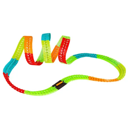 Elastyczny Tor Samochodowy, Wyścigowy 192 Elementy, Świecące Elementy Toru-1649007