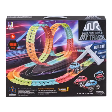 Elastyczny Tor Samochodowy, Wyścigowy 192 Elementy-1649013