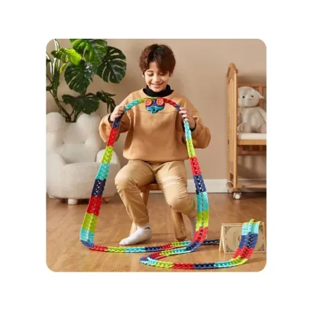 Elastyczny Tor Samochodowy, Wyścigowy 144 Elementy-1649024