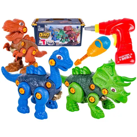 Klocki Konstrukcyjne, DINOZAURY Do Skręcania I Rozkręcania