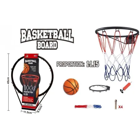 Zestaw Do Gry W Koszykówkę, Kosz, Obręcz Do Koszykówki + Piłka, Koszykówka-1649195