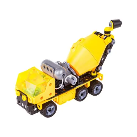 Klocki Konstrukcyjne 193 El. Maszyny, Pojazdy Budowlane, Ciężarówka, Betoniarka, Helikopter Do Rozkręcania I Skręca