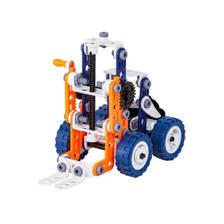 Klocki Konstrukcyjne 152 El. Pojazdy Budowlane, Wiatrak, Auto, Samolot, Dźwig Do Rozkręcania I Skręcania 12w1-1649353