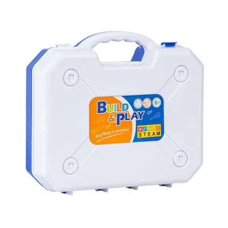 Klocki Konstrukcyjne 152 El. Pojazdy Budowlane, Wiatrak, Auto, Samolot, Dźwig Do Rozkręcania I Skręcania 12w1-1649355