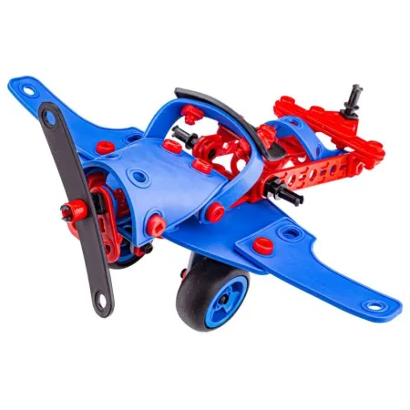 Klocki Elastyczne, Konstrukcyjne 142 El. Ciuchcia, Samolot, Helikopter, Auto Do Rozkręcania I Skręcania 6w1-1649364