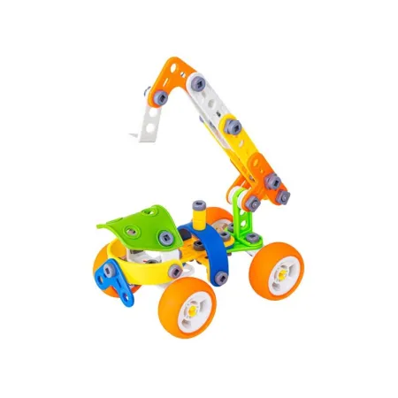 Klocki Konstrukcyjne, Elastyczne 167 El. Pojazdy Budowlane, Auto, Wyścigówka, Samolot, Robot Do Rozkręcania I Skręca