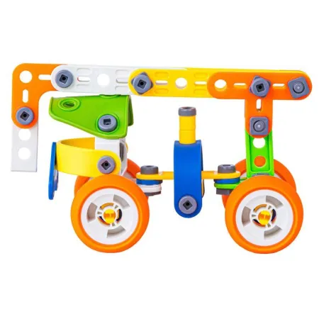 Klocki Elastyczne, Konstrukcyjne 167 El. Samochód, Auto, Helikopter, Samolot, Robot Do Rozkręcania I Skręcania 10w1-1