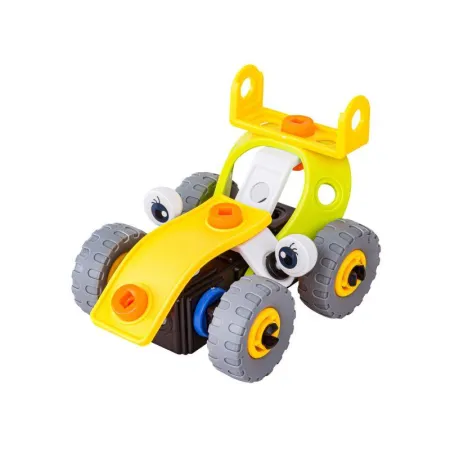 Klocki Elastyczne, Konstrukcyjne 48 El. Samochód, Auto, Wyścigówka Do Rozkręcania I Skręcania 2w1-1649410