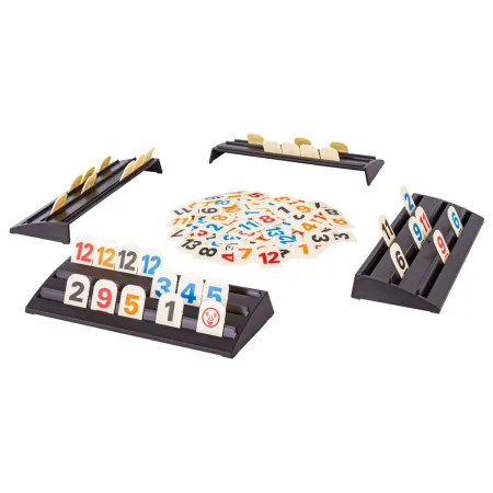 Gra Logiczna RUMMY, Edukacyjna Układanka Liczbowa-1649485