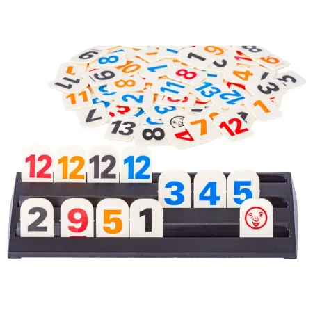 Gra Logiczna RUMMY, Edukacyjna Układanka Liczbowa-1649486