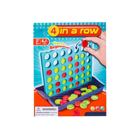 Logiczna Gra Umysłowa Planszowa 4 In A Row, 4 w Rzędzie, Plansza + Żetony-1649490