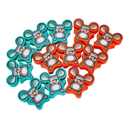 Zręcznościowa Gra BALANSUJĄCE MYSZKI Tumbling Mice Game, Serowa Wieża, Klocki, Układanka-1649509