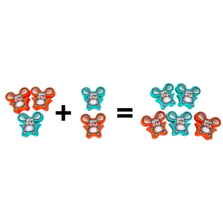 Zręcznościowa Gra BALANSUJĄCE MYSZKI Tumbling Mice Game, Serowa Wieża, Klocki, Układanka-1649513