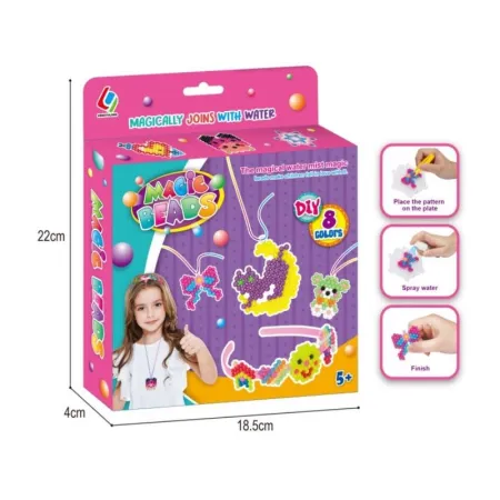 Koraliki Wodne, Zestaw Do Tworzenia Biżuterii Akcesoria 8 Kolorów-1649590