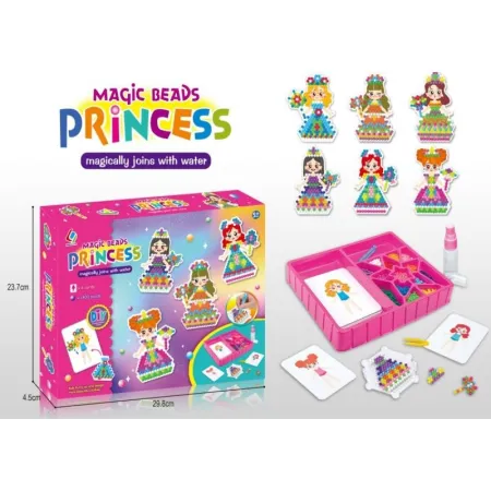 Koraliki Wodne KSIĘŻNICZKI Ubieranki, Karty, Akcesoria, 1400 Koralików-1649611