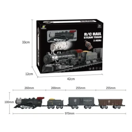 Kolejka Elektryczna Fenfa RC Pilot 2,4GHz Lokomotywa Pociąg Towarowy-1649658