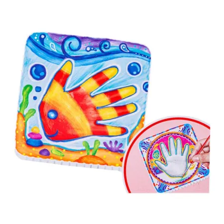 Kreatywny Zestaw STWÓRZ ODCISK DŁONI, Odlew Rączki, Nóżki - Zrób To Sam DIY-1649681