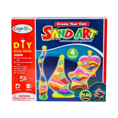 MAGICZNY PIASEK DO WYPEŁNIANIA, PIASEK DO SYPANIA, SAND ART, Kolorowe Butelki - Zrób To Sam DIY, Kreatywny Zestaw-1649