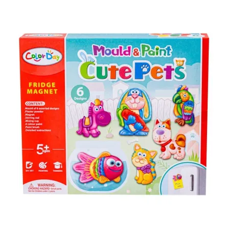 Kreatywny Zestaw Stwórz Magnes, Odlew DIY CUTE PETS - UROCZE ZWIERZĄTKA Zrób To Sam-1649694