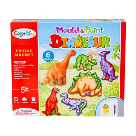 Kreatywny Zestaw Stwórz Magnes, Odlew DIY DINOZAURY Zrób To Sam-1649712
