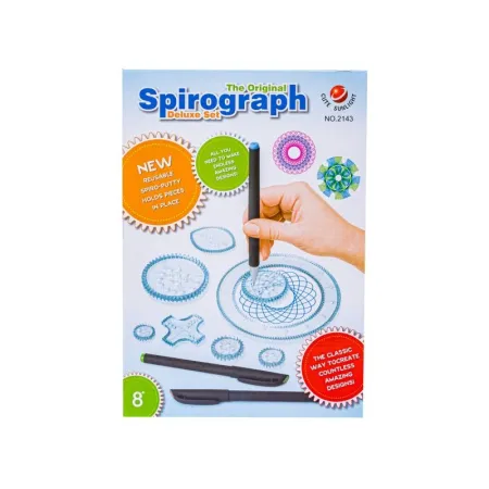 SPIROGRAF, Zestaw Do Rysowania, Szablony, Pisaki-1649769