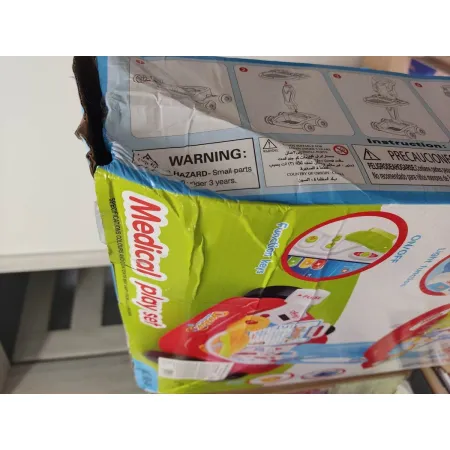 Wózek Lekarski Z Akcesoriami, Zestaw Doktora Czerwony Przecena 2-1649777