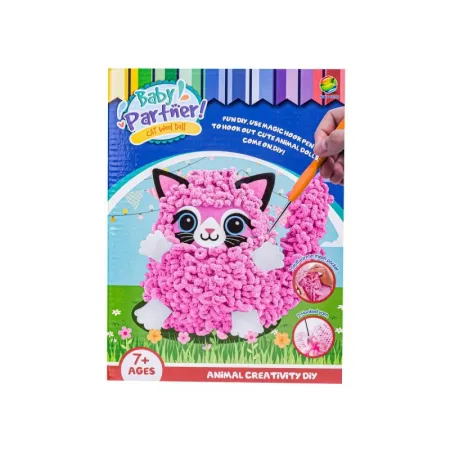 Kreatywny Zestaw Wyszywanka, Maskotka, Pluszak Do Szycia, Poduszka Do Ozdobienia DIY KOTEK-1649887