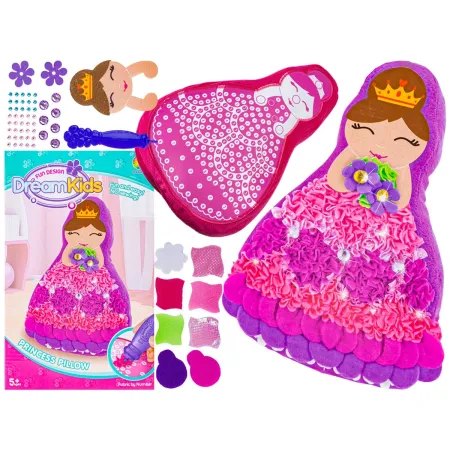 Kreatywny Zestaw Wyszywanka, Maskotka, Pluszak Do Szycia, Poduszka Do Ozdobienia DIY KSIĘŻNICZKA KRÓLEWNA