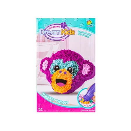 Kreatywny Zestaw Wyszywanka, Maskotka, Pluszak Do Szycia, Poduszka Do Ozdobienia DIY MAŁPKA-1649919