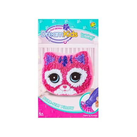 Kreatywny Zestaw Wyszywanka, Maskotka, Pluszak Do Szycia, Poduszka Do Ozdobienia DIY KOTEK KOT-1649937