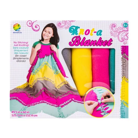 Kreatywny Zestaw, Wyszywanka, Pluszowy KOCYK Do Szycia DIY PATCHWORKOWA NARZUTKA KOC-1649964