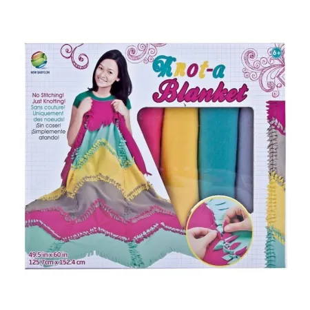 Kreatywny Zestaw, Wyszywanka, Pluszowy KOCYK Do Szycia DIY PATCHWORKOWA NARZUTKA KOC-1649965