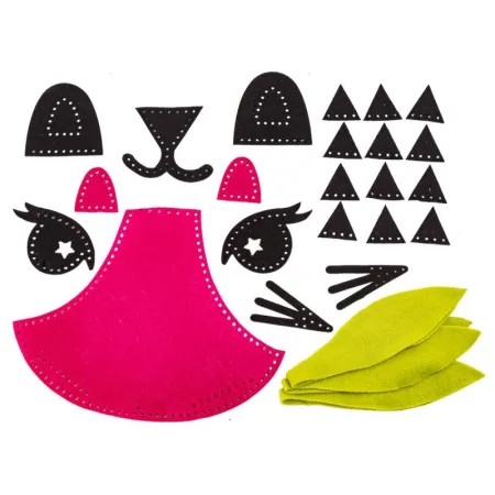 Kreatywny Zestaw, Wyszywanka, Pluszowy KOCYK Do Szycia Narzutka DIY LEW-1649975