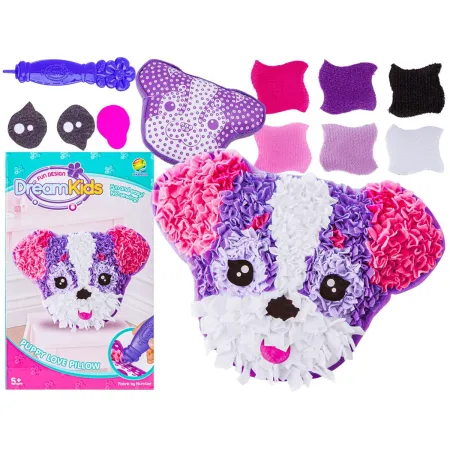 Kreatywny Zestaw Wyszywanka, Maskotka, Pluszak Do Szycia, Poduszka Do Ozdobienia PIESEK DIY UROCZY PIES