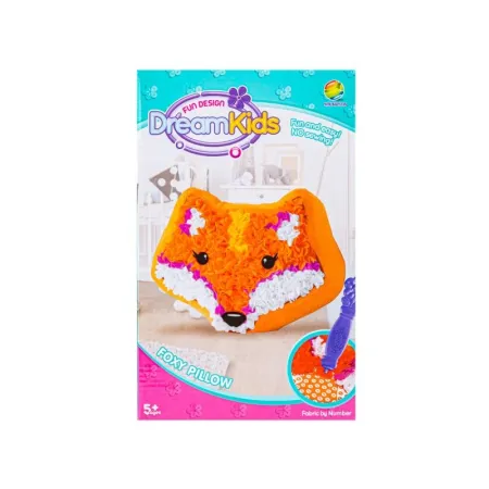 Kreatywny Zestaw Wyszywanka, Maskotka, Pluszak Do Szycia, Poduszka Do Ozdobienia LISEK-1649999