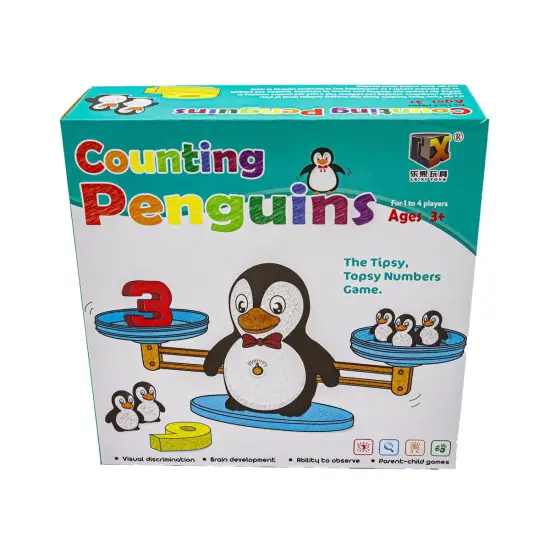 Gra Nauka Liczenia - Równoważnia Waga Szalkowa Pingwin - Counting Penguins-1641216