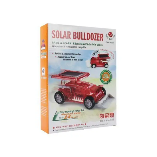 Zabawka Solarna - Buldożer - zestaw do samodzielnego złożenia-1641479
