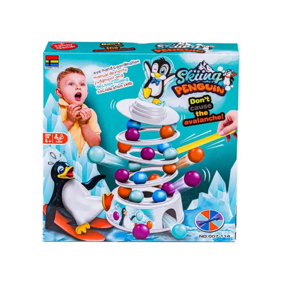 Gra Zręcznościowa Pingwin Na Nartach, Pingwinek Na Ruchomej Wieży-1642519