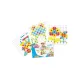 Edukacyjna Układanka,Puzzle,Klocki Kreatywna Mozaika, Wkrętarka 151 El Zestaw Konstrukcyjny-1641200