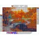 Haft Diamentowy, Obraz, Mozaika Diamentowa Diamond Painting, PARK JESIENIĄ 40x30cm-1644682
