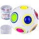 Zabawka Piłka Antystresowa Sensoryczna FIDGET "Rainbow Ball"