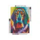 Haft Diamentowy, Obraz, Mozaika Diamentowa Diamond Painting, PIES W KOLORZE 30x40cm-1645569