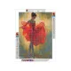 Haft Diamentowy, Obraz, Mozaika Diamentowa Diamond Painting, BALETNICA W CZERWIENI 30x40cm-1645727