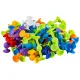 Klocki Konstrukcyjne, Kolorowe Przyssawki, Wesołe Buźki 96 Sztuk-1647704
