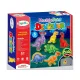 Kreatywny Zestaw Stwórz Magnes, Odlew DIY DINOZAURY GLOW Zrób To Sam-1649705