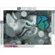 Haft Diamentowy, Obraz, Mozaika Diamentowa Diamond Painting, KOT Z TURKUSOWYM MOTYLKIEM 40x30cm-1649826