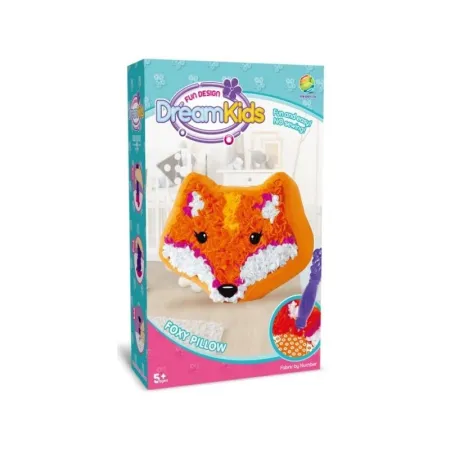 Kreatywny Zestaw Wyszywanka, Maskotka, Pluszak Do Szycia, Poduszka Do Ozdobienia LISEK-1650003